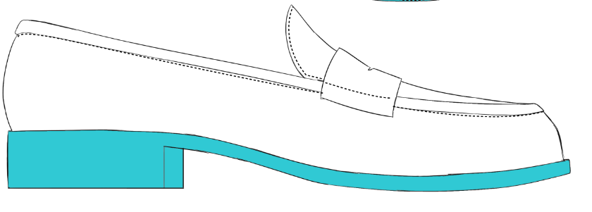 構造を理解するローファーの描き方 イラストノウハウ